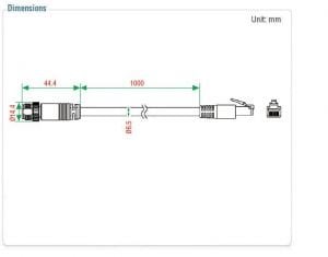 CBL-M12MM8PRJ45-BK-100-IP67